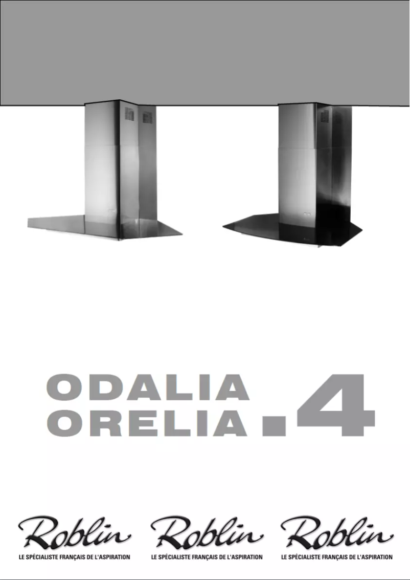 First page image of the manual for Odalia black glass 900