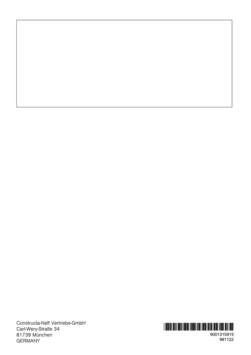 First page image of the manual for CF4M78060Y