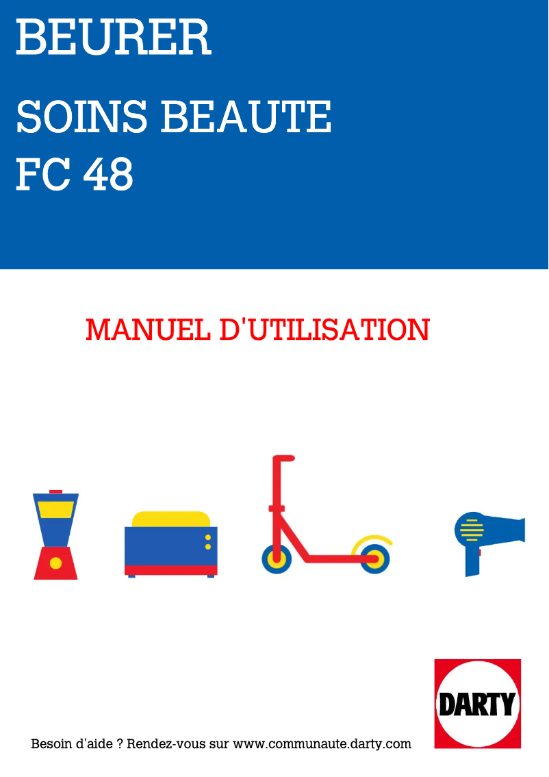 Page 1 of the manual User Manual Beurer FC 48