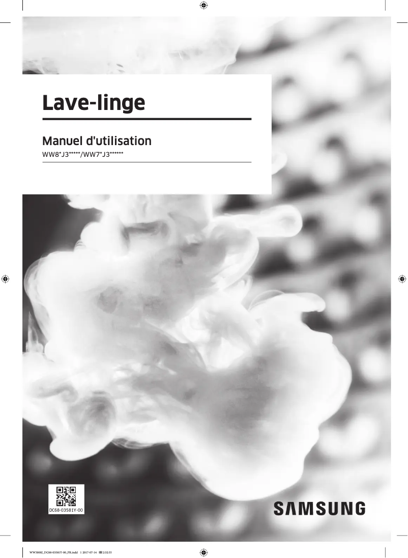 First page image of the manual for WW80J3280GX