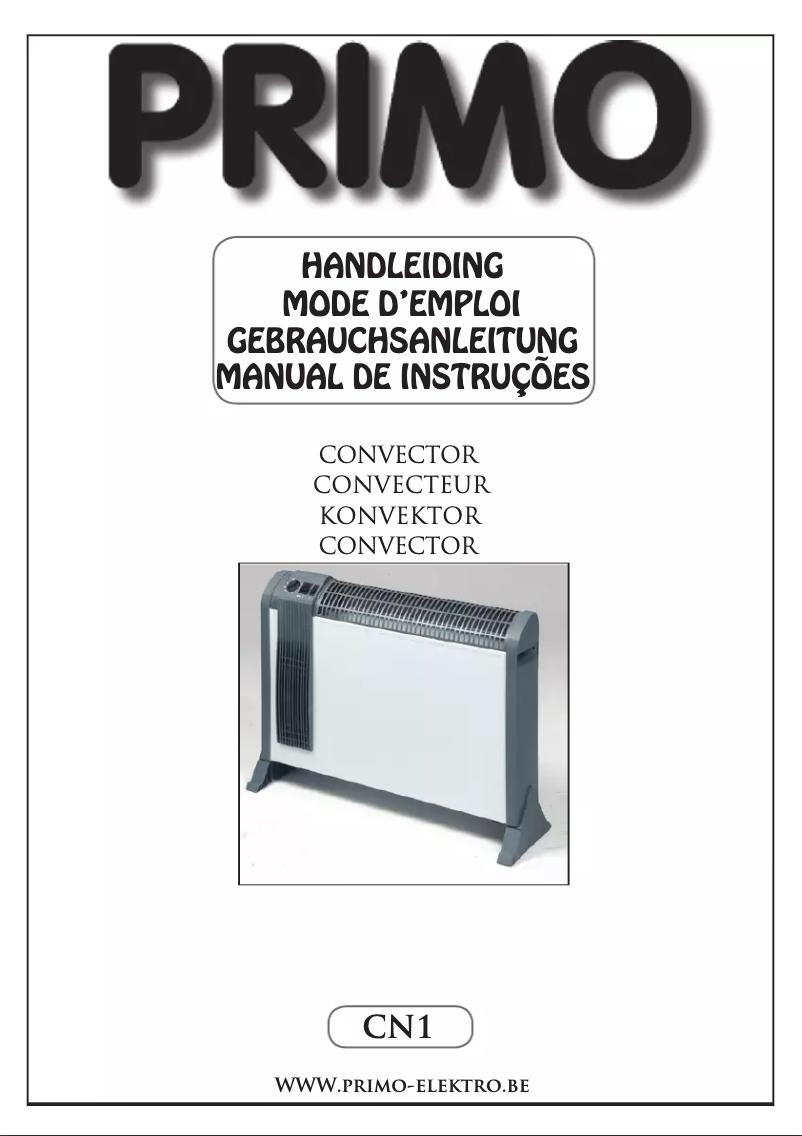 Page 1 of the manual User Manual Primo CN1