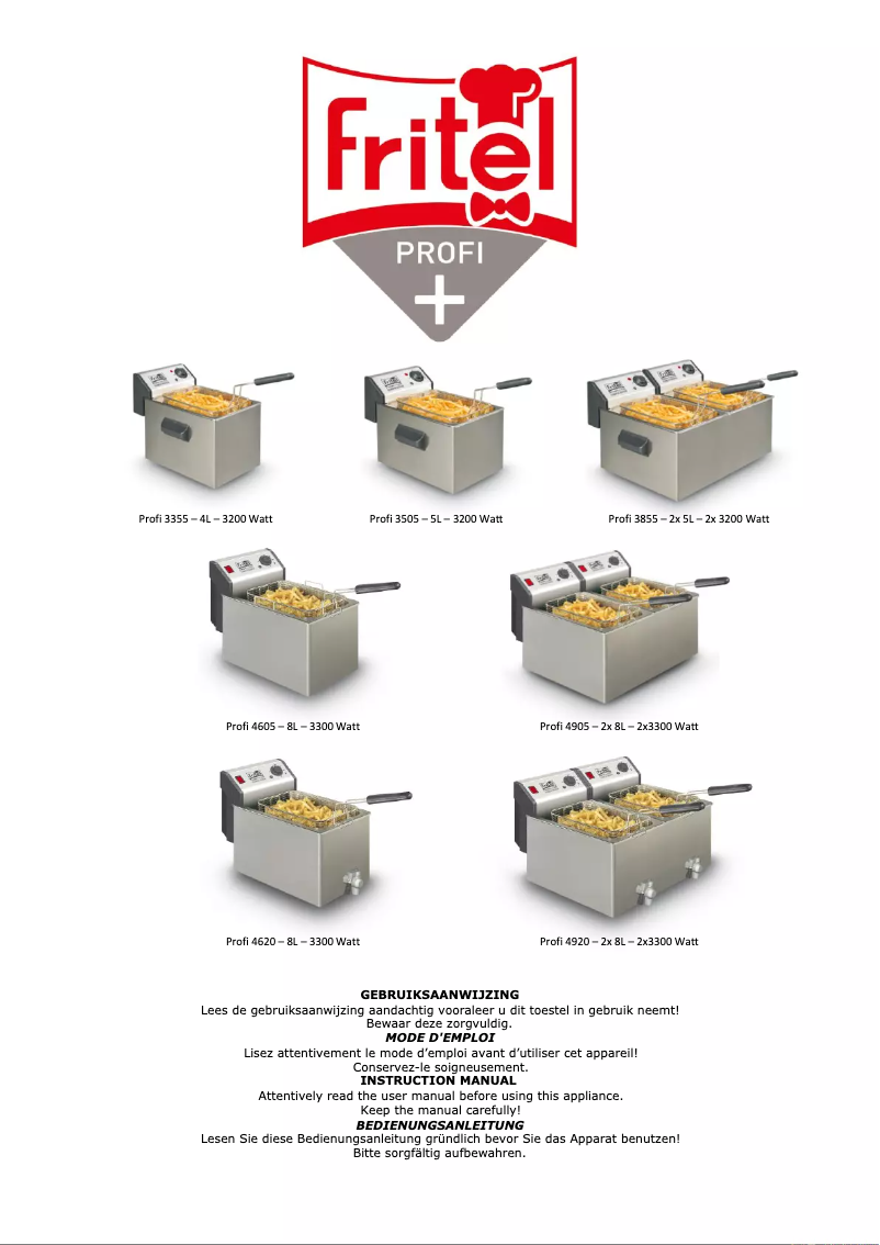 First page image of the manual for Profi 4605