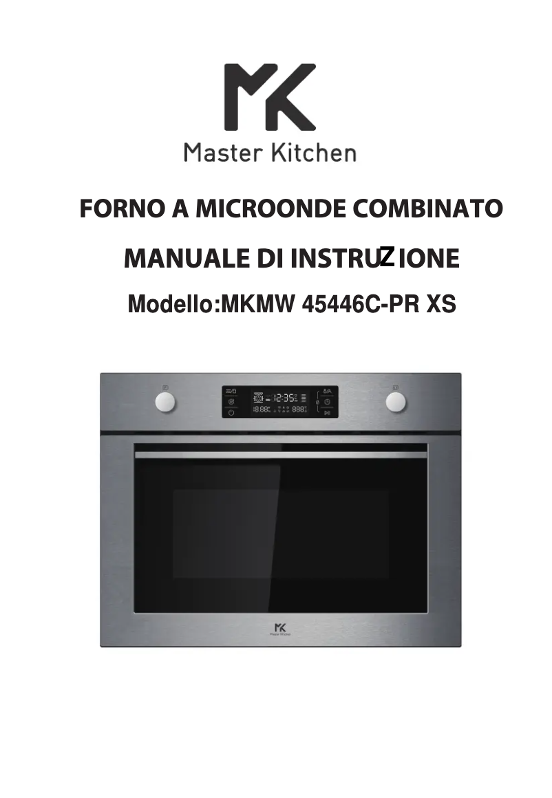 Page 1 of the manual User Manual Master Kitchen MKMW 45446C-PR XS