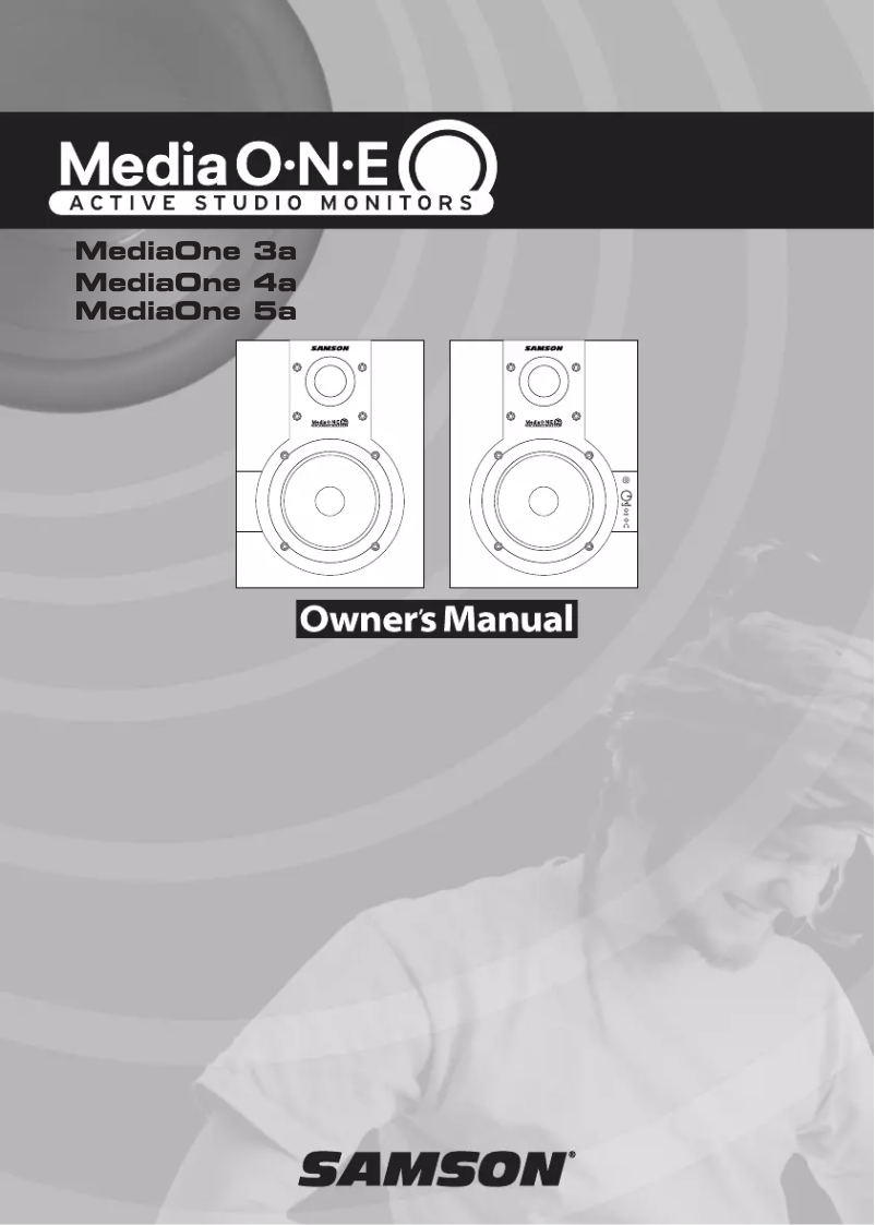 Page 1 of the manual User Manual Samson MediaOne 3a