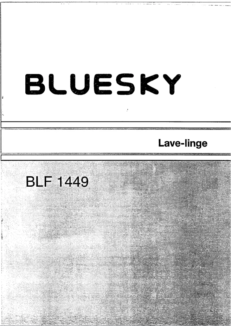 First page image of the manual for BLF 1449
