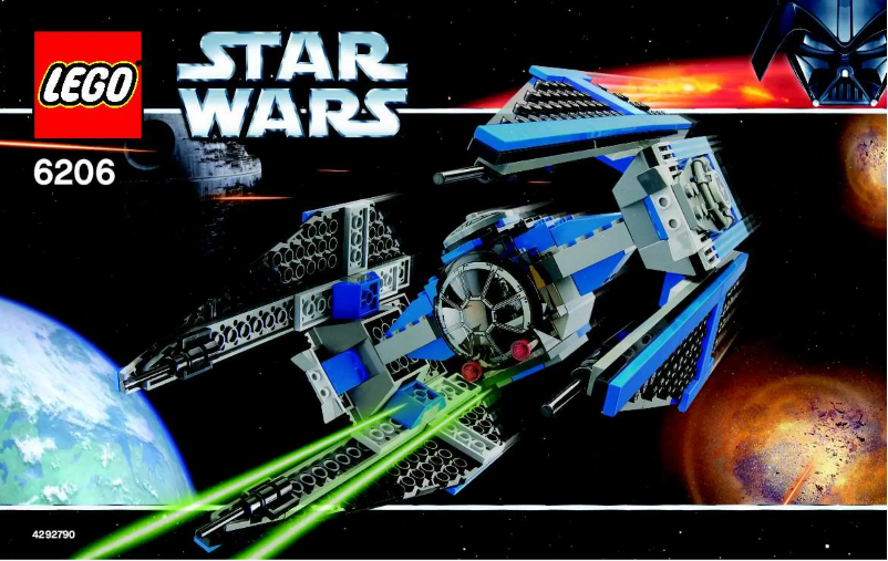 Page 1 of the manual User Manual Lego Star Wars 6206