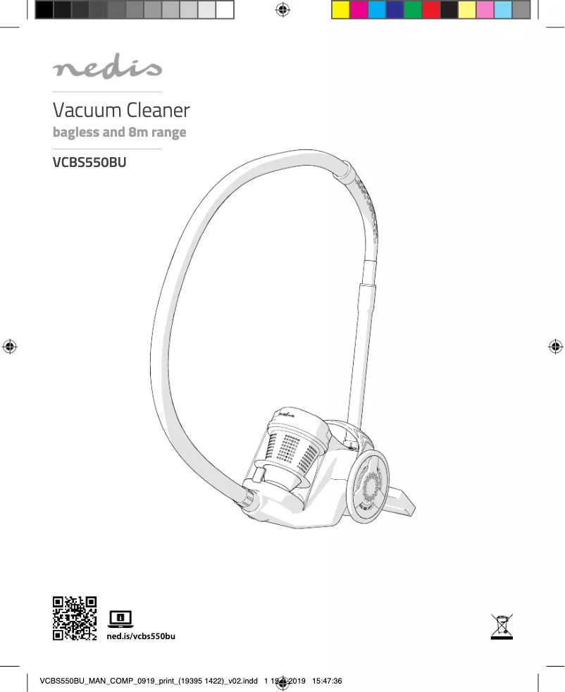 First page image of the manual for VCBS550BU