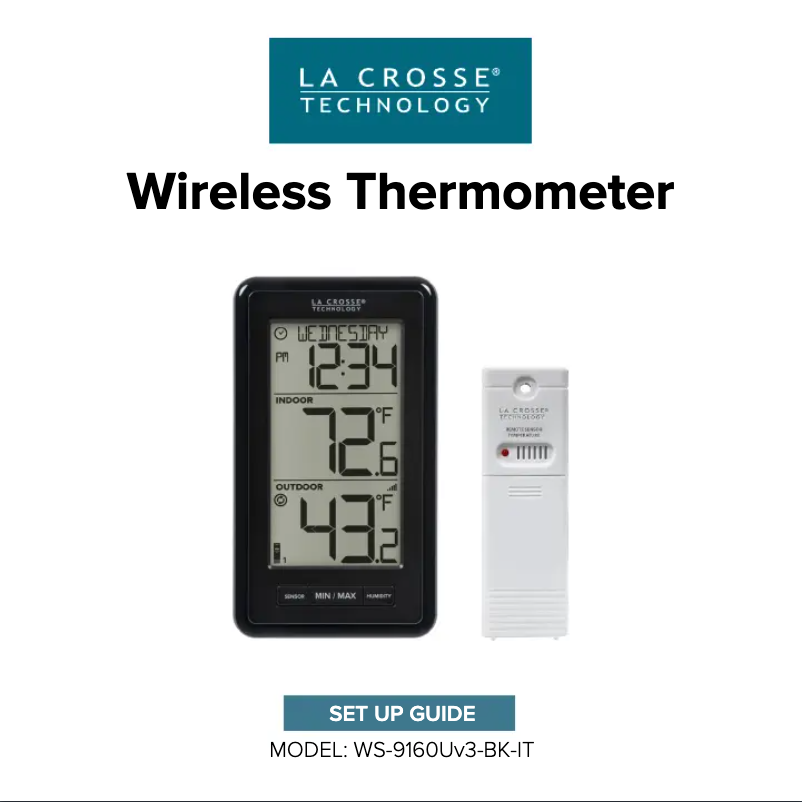 First page image of the manual for WS-9160U-BK-IT