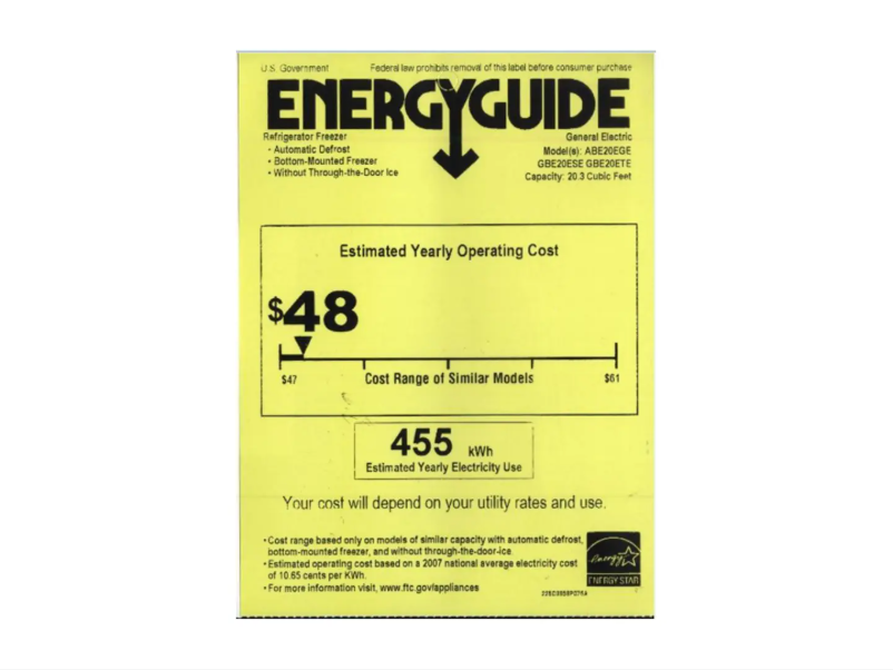 First page image of the manual for Artistry ABE20EGEWS