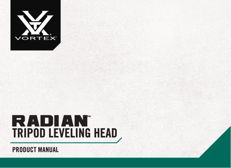 First page image of the manual for Radian