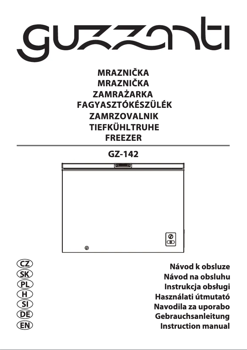 Page 1 de la notice Manuel utilisateur Guzzanti GZ 142