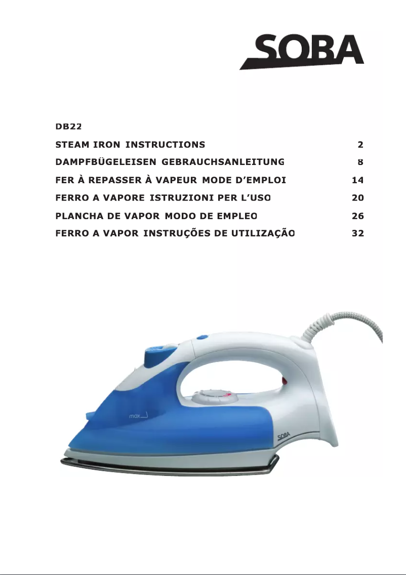 First page image of the manual for DB22