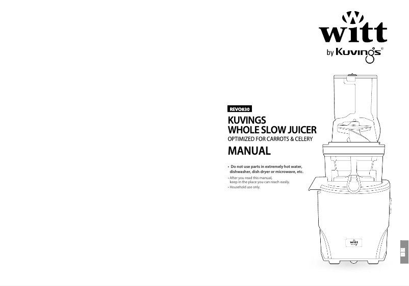 Page 1 of the manual User Manual Witt REVO830