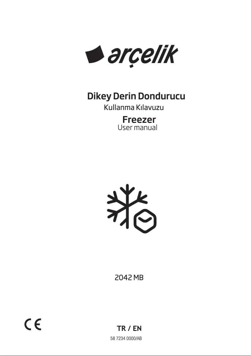 Page 1 of the manual User Manual Arçelik 2042 MB