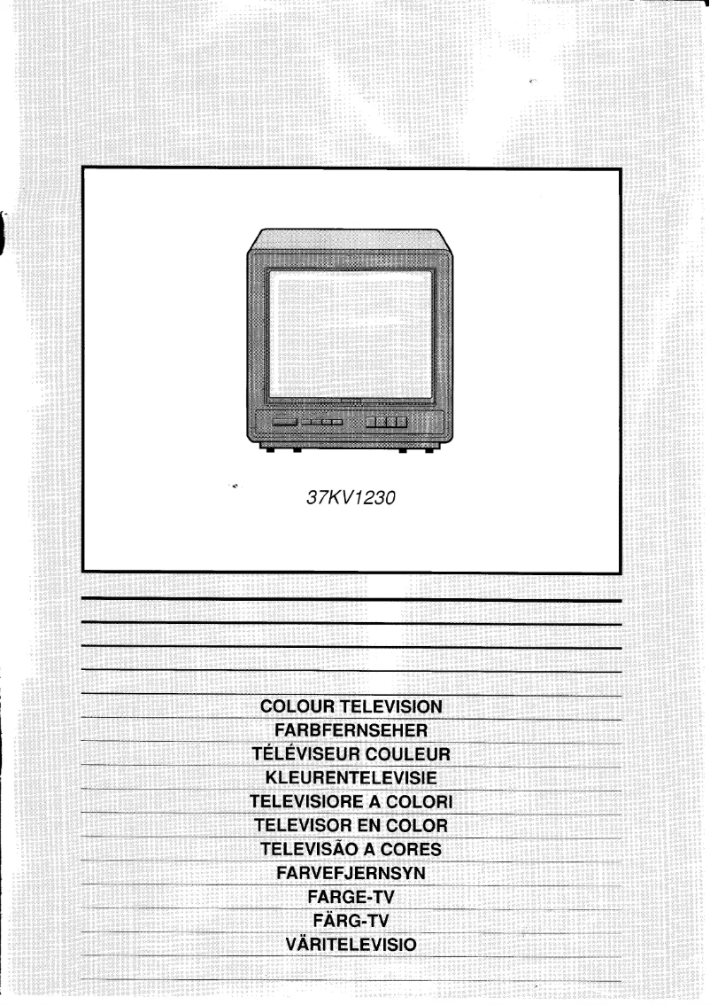 Page 1 of the manual User Manual Aristona 37KV1230