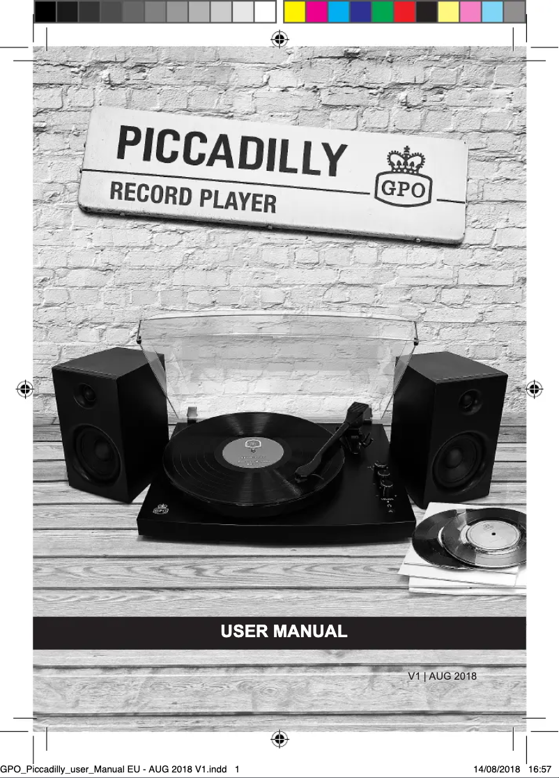Page 1 of the manual User Manual GPO Piccadilly