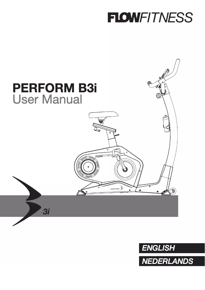 First page image of the manual for Perform B3i