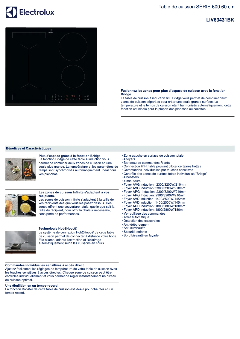 First page image of the manual for LIV63431BK