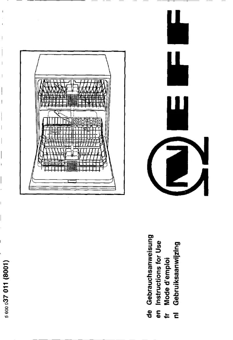 Page 1 of the manual User Manual Neff S 4559
