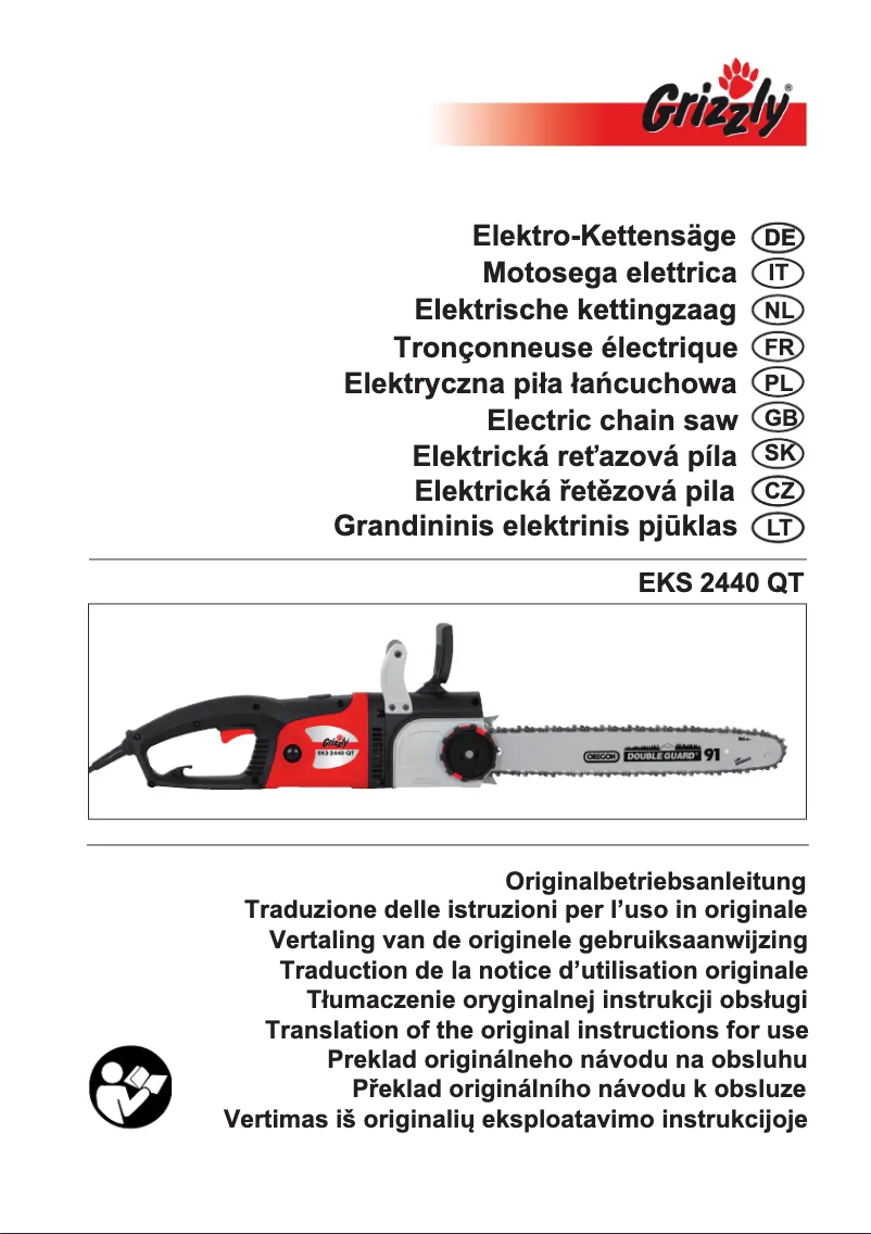 Page 1 of the manual User Manual Grizzly EKS 2440 QT