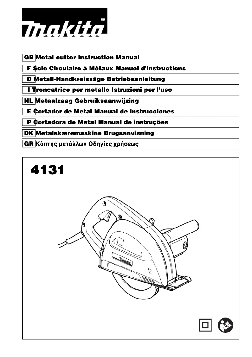 Page 1 of the manual User Manual Makita 4131