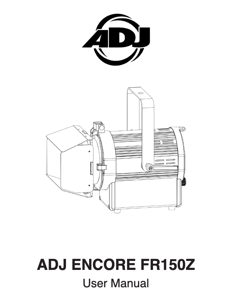First page image of the manual for Encore FR150Z