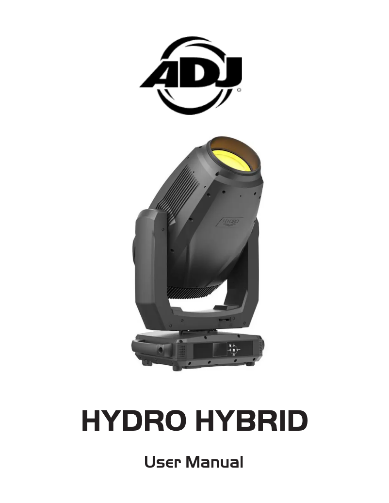 First page image of the manual for Hydro Hybrid