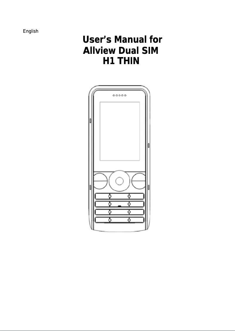 First page image of the manual for H1 Thin