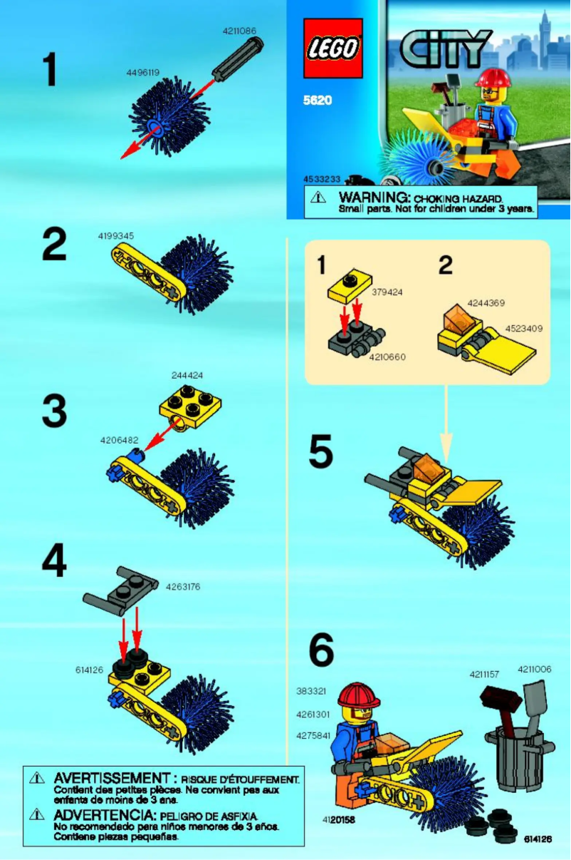 Page 1 of the manual User Manual Lego City 5620