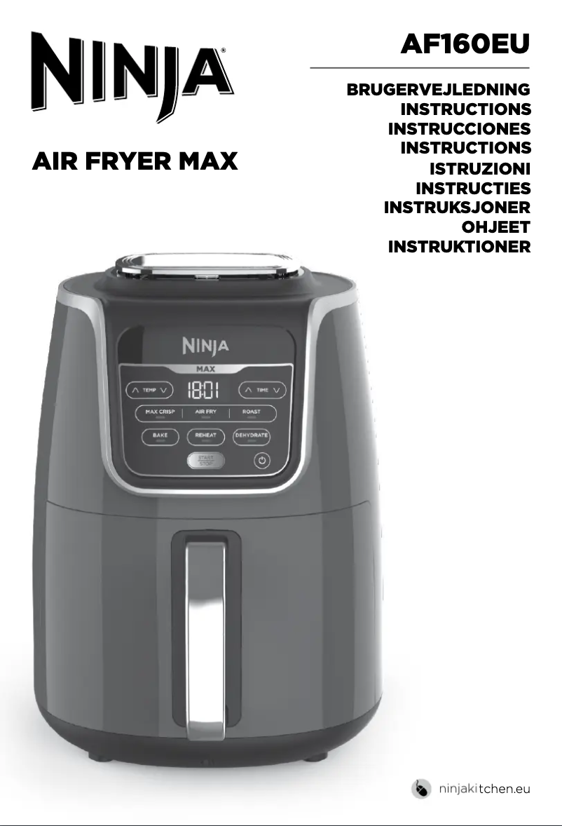 First page image of the manual for Air Fryer Max AF160EU