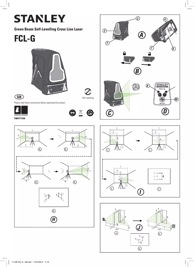 First page image of the manual for FCL-G