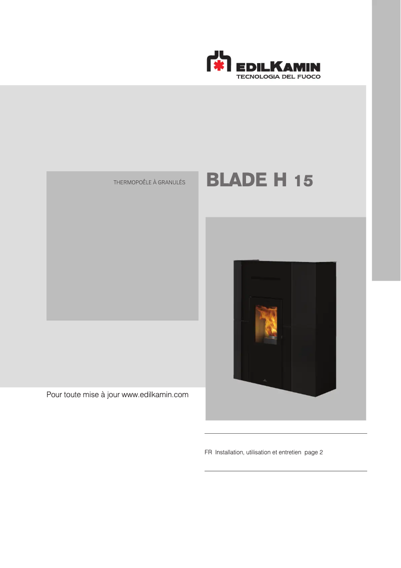 First page image of the manual for BLADE H 15