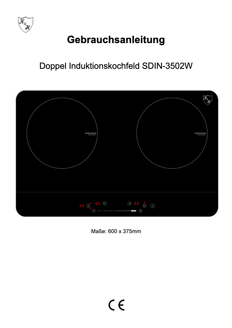 Page 1 of the manual User Manual K&H SDIN-3502W