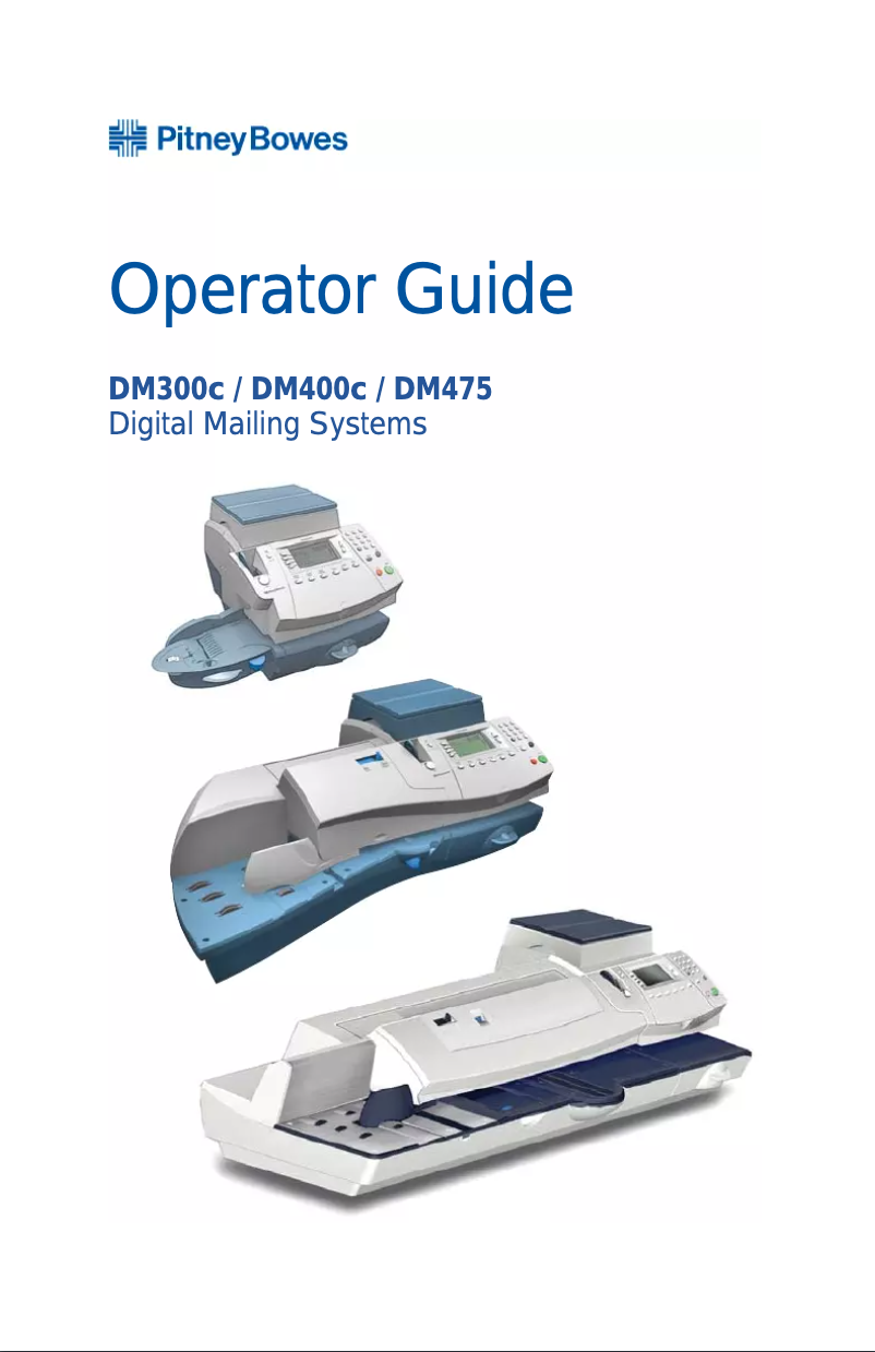 First page image of the manual for DM400c