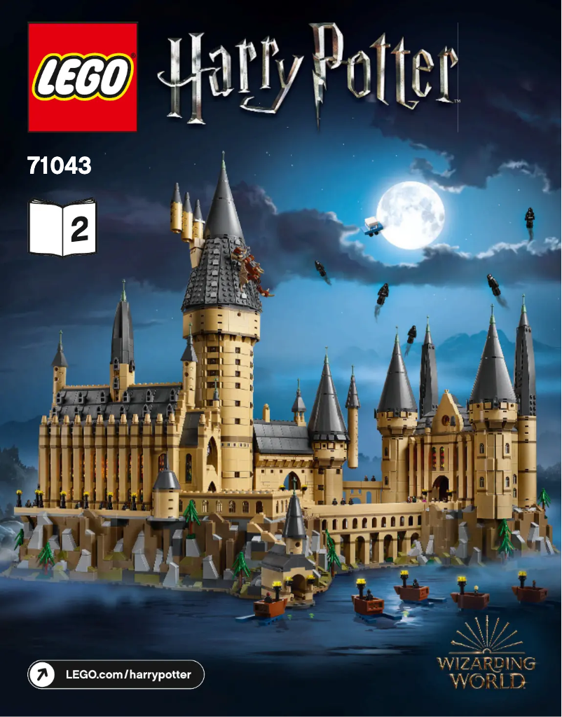 Page 1 of the manual User Manual Lego Harry Potter 71043