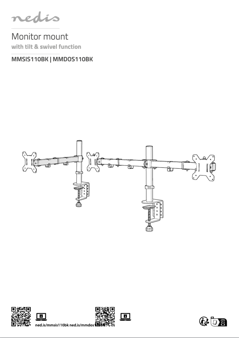 Page 1 of the manual User Manual Nedis MMDOS110BK