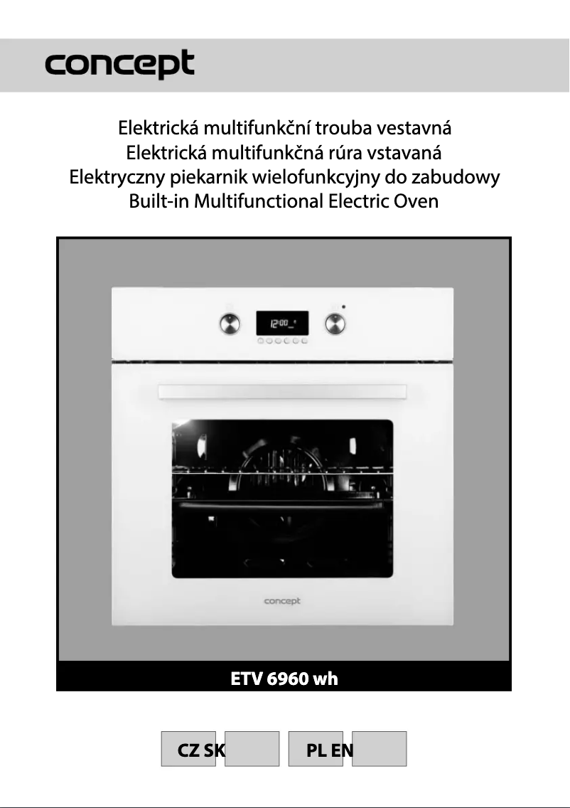 Page 1 of the manual User Manual Concept ETV-6960wh
