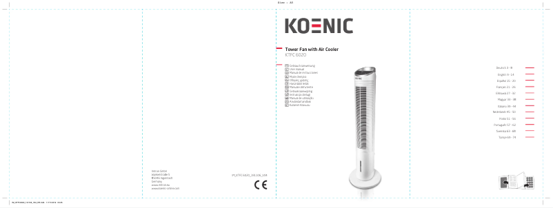 Page 1 of the manual User Manual Koenic KTFC 6020