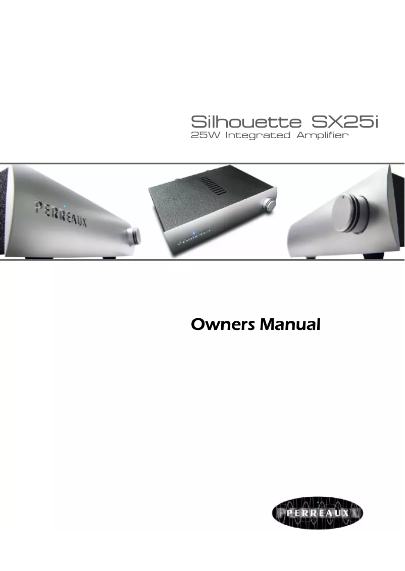 First page image of the manual for Silhouette SX25i