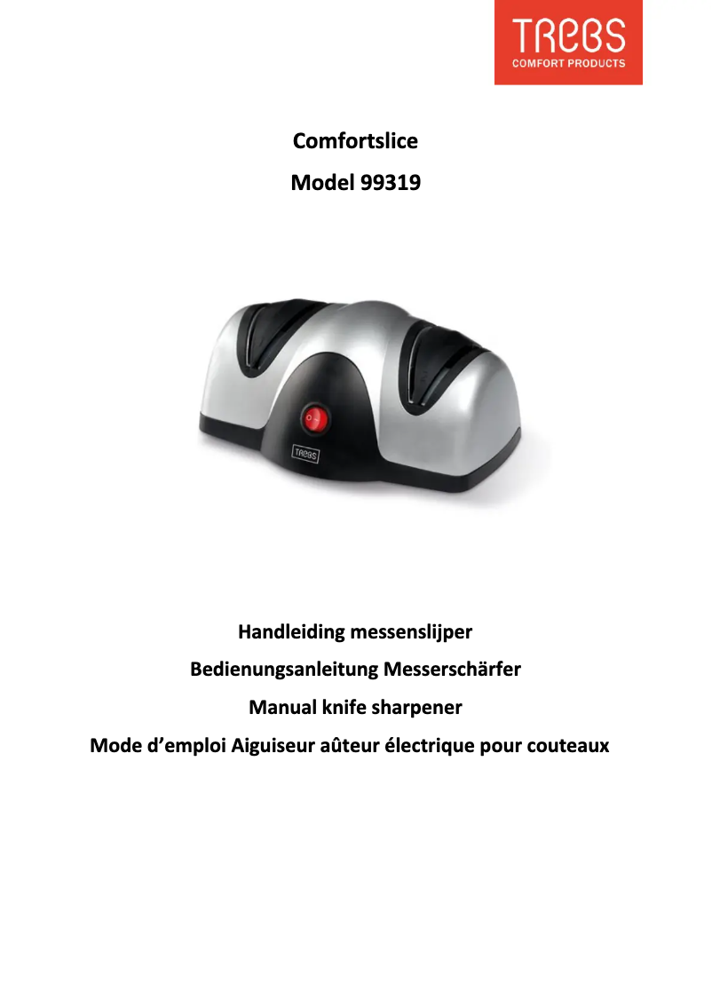 First page image of the manual for Comfortslice 99319