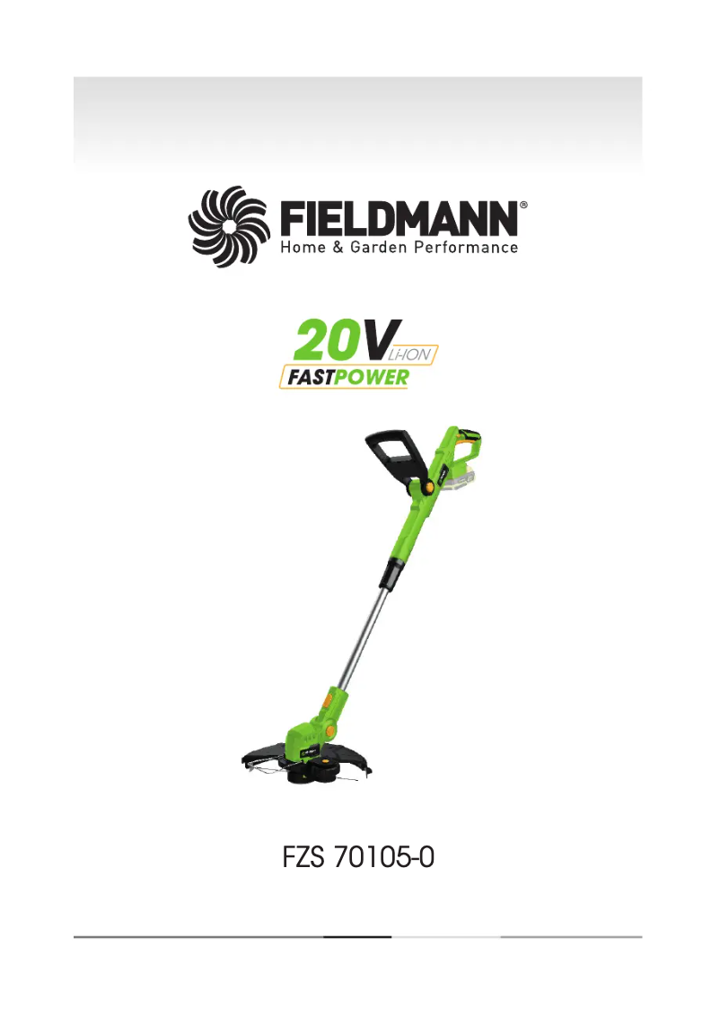 Page 1 of the manual User Manual Fieldmann FZS 70105-0