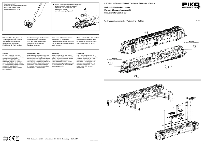 Page 1 of the manual User Manual Piko 96836