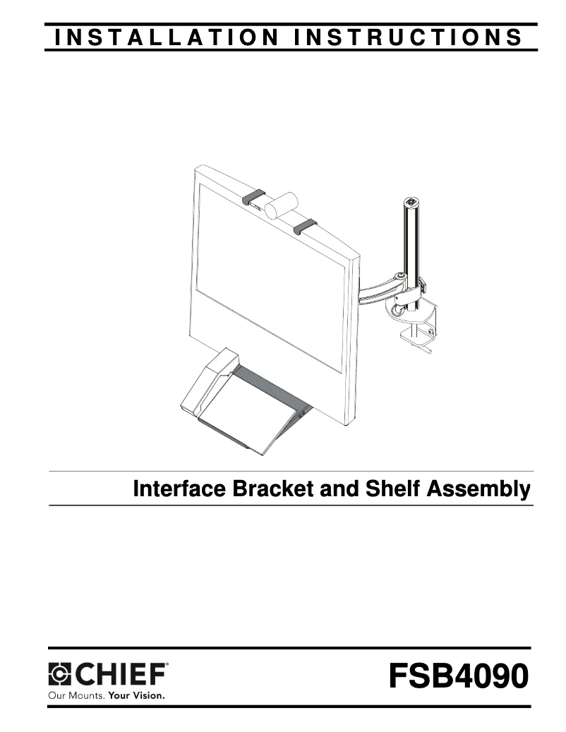 Page 1 of the manual User Manual Chief FSB4090B