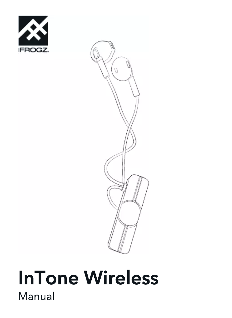 First page image of the manual for InTone wireless