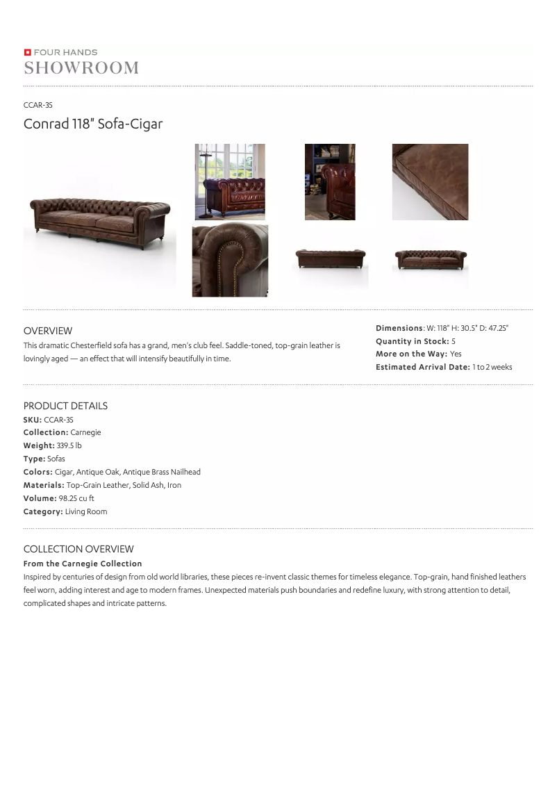 Page 1 of the manual User Manual Four Hands CCAR-35