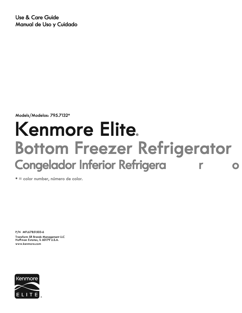 First page image of the manual for 71322