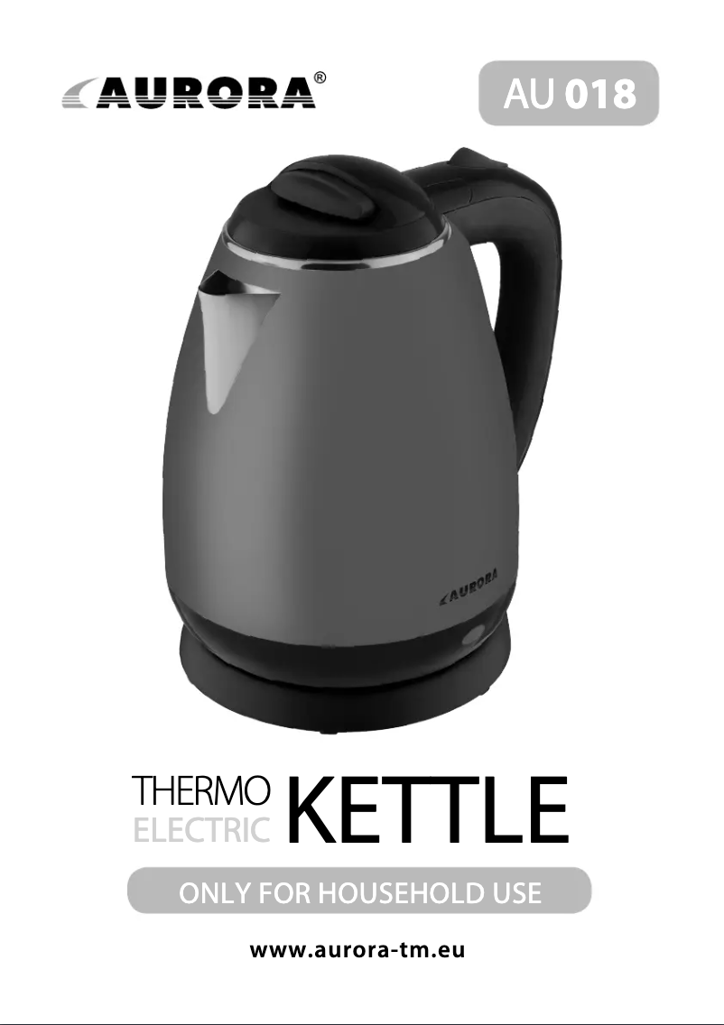 First page image of the manual for AU018