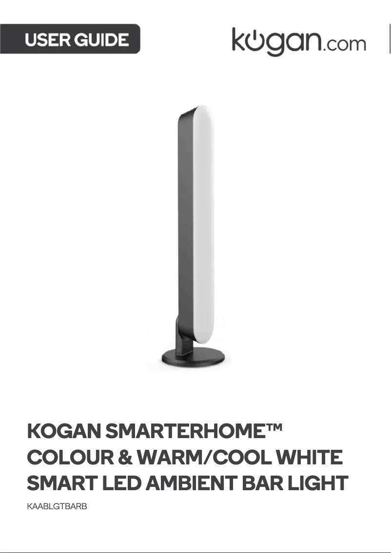 Image de la première page du manuel de l'appareil KAABLGTBARB