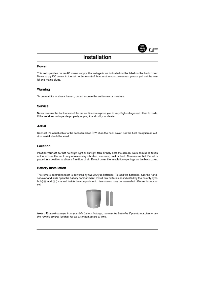 Page 1 of the manual User Manual LG CF-21S12E