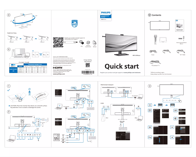 First page image of the manual for 40B1U6903CH